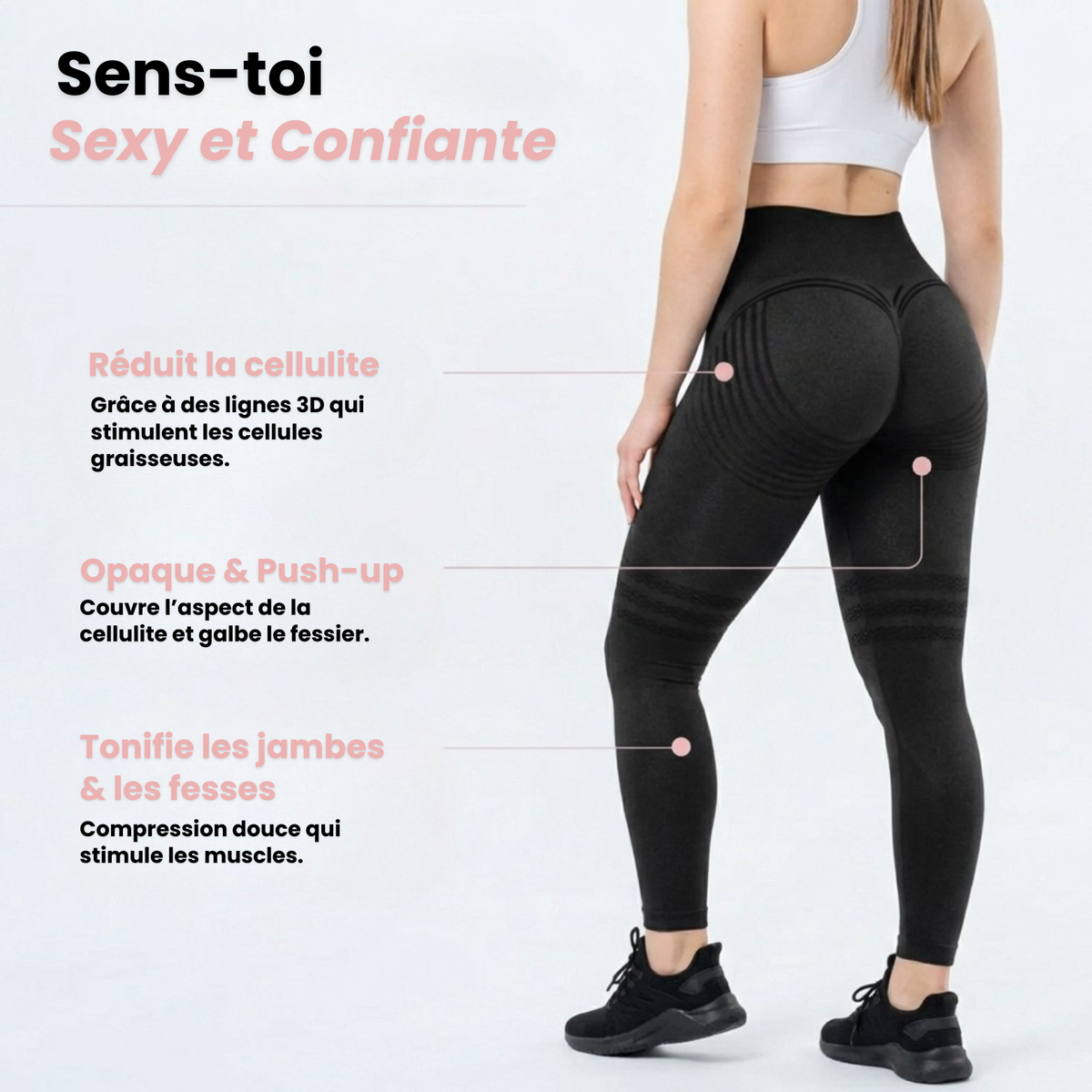 Leggings 3D — Lisse et Sculpte