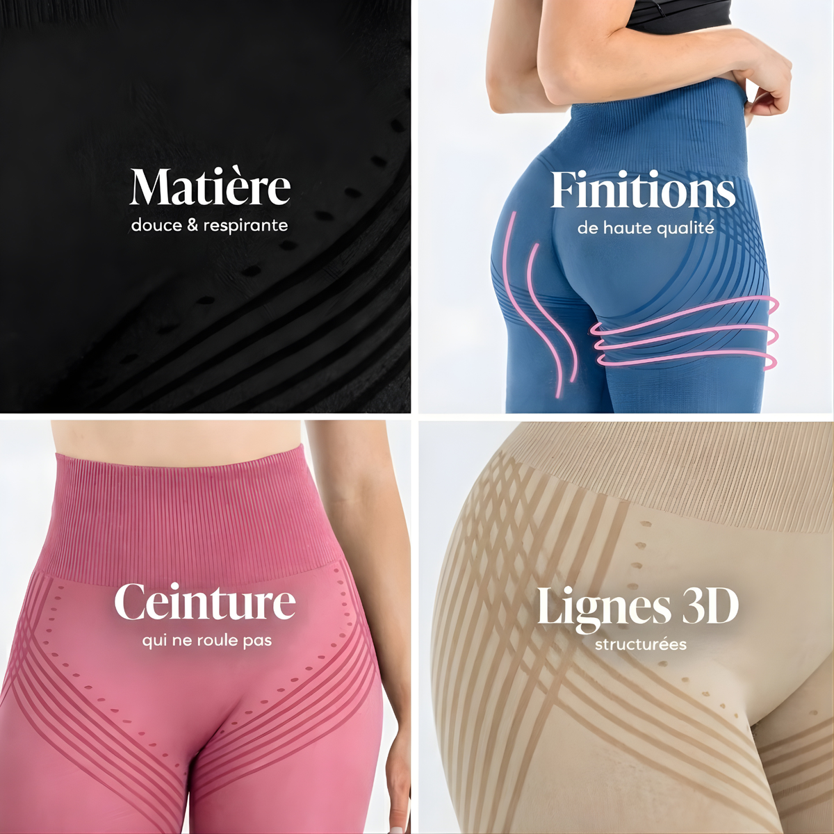 Leggings 3D — Lisse et Sculpte