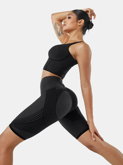 Leggings short 3D - Redéfinissez votre silhouette sans effort.