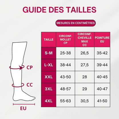 Chaussettes de compression Haute