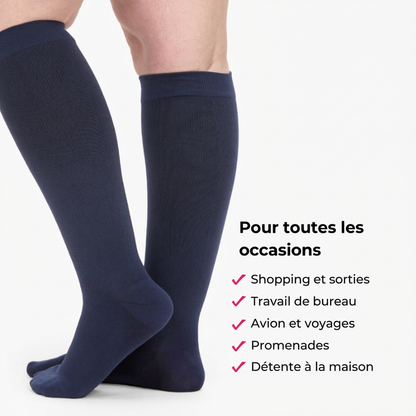 Chaussettes de compression Haute